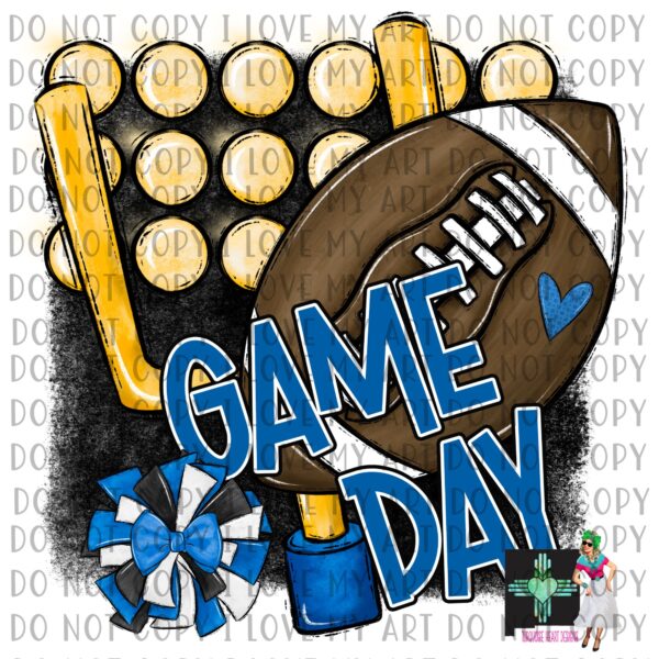 GAME DAY-BLUE