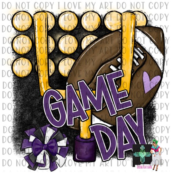 GAME DAY- PURPLE